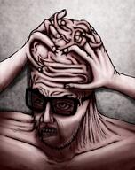 angry arm art clenched_teeth drawfag drawing glasses hand soyjak stubble variant:nerdjak vein // 626x790 // 676.8KB