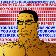 4chan anime artist:gold blue_text chud copypasta gold hair red_text sharty soyjak_party subvariant:perceptive_chud variant:chudjak yotsoyba // 799x799 // 126.5KB