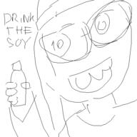 holding_object oekaki soy soylent text variant:soytan // 500x500 // 21.8KB