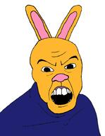 furry howdarium orange_fur orange_skin pretty_blood rabbit variant:feraljak // 712x920 // 43.7KB