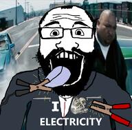 artificial_heart balding beard car chev_chelios crank electricity glasses hair happy heart i_love jason_statham jumper_cables movie necklace scar soyjak stubble subvariant:science_lover text tongue variant:markiplier_soyjak wire // 800x789 // 373.9KB