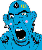 bbc blush crimea crimean crimean_tatar crimeanigger ear flag flag:crimean_tatar glasses hand nose_piercing nose_ring open_mouth queen_of_spades soyjak stubble subvariant:slutson subvariant:spadeson tatar variant:cobson // 723x861 // 205.6KB