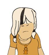anke_(ongezellig) closed_mouth clothes frown hair nose ongezellig orange_shirt subvariant:neutralplier variant:markiplier_soyjak white_background // 1500x1694 // 52.9KB