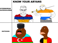 armenia aryan aryan_chad azerbaijan belgium blue_eyes comparison low_effort low_quality netherlands shitskin subvariant:brazilmutt subvariant:hindumutt subvariant:muscular_chud subvariant:muscular_chud2 text variant:chudjak variant:cobson // 800x600 // 145.0KB