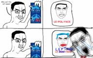 bloodshot_eyes blur closed_mouth comic crying disney ear glasses hair nazism pol_(4chan) shaking smile smug soyjak subvariant:pol_face swastika text the_left_cant_meme tranny variant:chudjak // 3000x1877 // 2.3MB