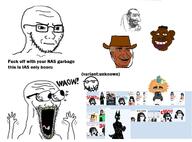 australian doe froot_(user) furry glasses happy_merchant place_japan shieet sloptran soyjak stubble subvariant:waow tongue tyrone variant:cobson variant:soyak variant:soytan variant:two_pointing_soyjaks variant:unknown // 1240x914 // 483.5KB