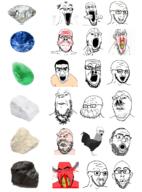 angry anti_cobson blood byonbyon calarts chart chicken coal crazed distorted gem laughing merge meta multiple_soyjaks pointing pointing_at_viewer poyopoyo rating rock smug soyjak stone subvariant:feralrage subvariant:soyak_(crazed) subvariant:wewjak variant:a24_slowburn_soyjak variant:bernd variant:cobson variant:el_perro_rabioso variant:feraljak variant:gapejak variant:hot_sauce_fat variant:markiplier_soyjak variant:nojak variant:soyak // 977x1319 // 782.4KB