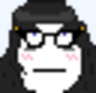 female glasses hair rolling_eyes tanmoji variant:soytan // 32x31 // 647