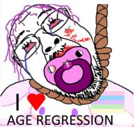 abdl ack age_regression agere ageretwt hanging pacifier sanrio soyjak // 567x539 // 331.5KB