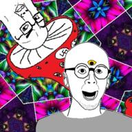 2soyjaks glasses multiple_eyes soyjak stubble variant:chudjak variant:turtlejak // 369x369 // 250.7KB