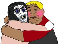 brown_skin clothes eyelashes fat friends friendship girl happy hat hugging nate subvariant:hunky_twink_sex_machine ugly variant:alicia variant:feraljak variant:soytan yellow_hair // 1024x788 // 669.7KB