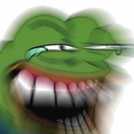 amphibian frog green_skin gums laughing motion_blur nas:pepe open_mouth pepe_the_frog teeth white_background