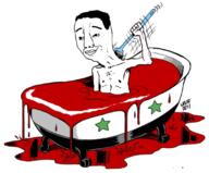 bashar_alassad bath bathtub blood carlos_latuff flag:syria hair smile syria variant:chudjak // 1125x931 // 702.9KB