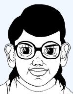 closed_mouth clothes ear glasses hair large_ear oh_my_god_she_is_so_attractive series:foidjaks smile soyjak subvariant:brenda template variant:brandon // 864x1113 // 146.0KB