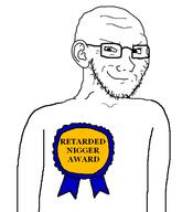 award ear retarded_nigger_award smug soyjak subvariant:soyak_(smug) variant:soyak // 548x600 // 30.3KB