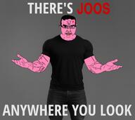 angry arm bloodshot_eyes booger buff clothes crying ear eyebrows full_body glasses hair hand jews leg lips muscles nas:gigachad no_stubble nose red_skin seething subvariant:chudjak_front sweating text variant:chudjak vein wrinkles yellow_teeth // 1211x1080 // 409.3KB