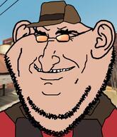 2fort australia clothes glasses hat meme new_zealand sniper sniper_(tf2) stubble subvariant:impish_bruce team_fortress team_fortress_2 variant:impish_soyak_ears // 1682x1958 // 860.1KB