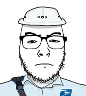 buttoned_shirt clothes frown glasses hat letter stubble united_states united_states_postal_service usps variant:uncjak // 900x1000 // 256.6KB