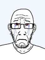 bloodshot_eyes crying ear sad subvariant:markicrier template variant:markiplier_soyjak white_skin // 500x666 // 11.2KB