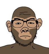ape brown_skin looking_at_you monkey series:animaljaks transparent transparent_background variant:uncjak // 900x1000 // 52.5KB