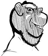 art ear evil oekaki side_profile smile soyjak stubble variant:impish_soyak_ears // 623x730 // 162.6KB