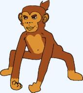 arm ear full_body leg monkey monkey_dance variant:chudjak // 570x541 // 28.1KB