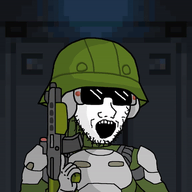 cortex_command holding_gun holding_object holding_rifle open_mouth soldier stubble uniform variant:soyak // 450x338 // 411.4KB