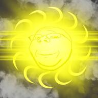 cloud communism esoteric esoteric_communism hammer_and_sickle national_bolshevism red_shambhala shining shiny subvariant:wholesome_soyjak sun variant:gapejak // 2048x2048 // 3.6MB