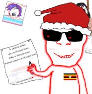 A_A_zombie A_A_zombie_(namefag) christmas cute_girl drawing flag:uganda hanging heart pen pencil santa_hat soytan_is_NAS soytan_will_never_be_a_gem subvariant:terryjak terry_crews(namefag) variant:feraljak variant:gapejak variant:soytan // 834x854 // 248.2KB