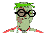 22_years_on_tranime_incel_website 4chan 4cuck anime glasses hair medal rusty skull stubble torn_clothes torn_skin undead variant:slatejak yotsoyba zombie // 1250x900 // 61.0KB