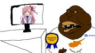 Kingcel_(Namefag) award brown_skin computer cypriot cyprus flag:cyprus gooning hand holding_penis kike kingcel monitor negev_(girls'_frontline) shitskin tbp teeth tranime_girl variant:meximutt // 2048x1156 // 457.1KB