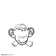 animated closed_mouth ear foot glasses poyopoyo soyjak stubble subvariant:wholesome_soyjak variant:gapejak // 400x400 // 350.5KB