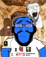 3soyjaks angry bach beard calm classical_music closed_mouth hair i_heart judaism kike music nigger open_mouth relaxing shitskin soyjak stubble subvariant:feralnigger subvariant:science_lover teeth unbothered variant:feraljak variant:markiplier_soyjak yellow_eyes // 884x1080, 71.1s // 6.2MB