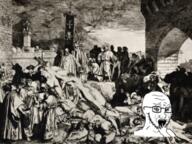 animated black_death crying glasses hand history kyorokyoro middle_ages poyopoyo red_eyes soyjak variant:soyak // 345x258 // 1.3MB