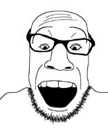 beard eyebrows eyes glasses meta:leaky nyejak open_mouth soy soyjak stubble variant:nyejak // 720x884 // 30.5KB