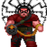 angry animated doom full_body gun pixel_art red_skin redraw shooting sonnenrad variant:chudjak white_skin // 52x77 // 17.1KB