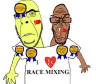 asian award black_skin heart nigger race racemixing roach soyjak subvariant:euromutt turkiye variant:cobson variant:markiplier_soyjak yellow_skin // 797x697 // 235.7KB