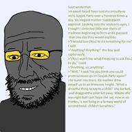 alec_guinness glasses greentext grey_skin margerald soot soot_colors soyjak_party star_wars stubble variant:unknown yellow_sclera // 4000x4000 // 1.4MB