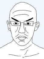 angry artist:toniylijani bald closed_mouth ear eyes glasses meta:semi_nas nose variant:chudjak variant:nucrusius variant:unknown white_skin wrinkles // 600x800 // 11.9KB