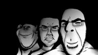 3soyjaks black_eyes shading shadow subvariant:pol_face variant:chudjak variant:cobson variant:impish_soyak_ears // 1920x1080 // 465.9KB