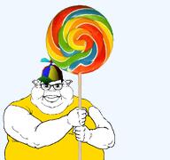 clothes fat glasses holding_lollipop lollipop propeller_hat subvariant:branigger two_handed variant:brandon // 1056x992 // 284.6KB
