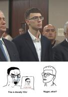 angry bloodshot_eyes closed_mouth crying ear frown glasses hair hand holding_object irl neutral patrick_crusius pol_(4chan) soyjak text variant:chudjak // 721x1024 // 94.2KB