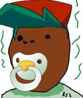 baby black_skin child clothes cute esl eyes fnf fnf_pedo fnfpedo friday_night_funkin friday_night_funkin' nigger nose pacifier shitskin soyjak stinky variant:gapejak // 469x552 // 79.3KB