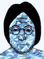 eyebrows forehead_lines gem_skin glasses hair mouth_closed nose soyjak stubble variant:lennonjak // 144x192 // 29.8KB