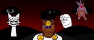 Circus_2_(NameFag) ack animal award big_lips black_skin cat cloud crying deformed discord discord_logo_facial_mark facial_mark fnf_pedo freaky glove jartycuck jax_(the_amazing_digital_circus) juaco_(user) kleki overalls penis piss rabbit red_background red_eyes red_lips red_sky rope smile smug sprunki stubble subvariant:jartycuck suicide the_amazing_digital_circus tiny_penis urine variant:chudjak variant:sackjak wenda white_shirt // 724x304 // 107.7KB
