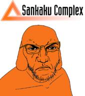 angry bloodshot_eyes closed_mouth dog ear glasses janny orange_skin punisher_face sankaku_complex stubble variant:feraljak // 1000x1128 // 161.2KB