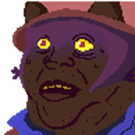 brown_skin cat_ear clothes hair hat jimbo_(namefag) jimbo_(user) jimbrap lips meta:namefags niko_(oneshot) oneshot pixel_art scared series:jimbo_emotes sweating variant:alicia yellow_sclera yellow_teeth // 97x97 // 1.6KB