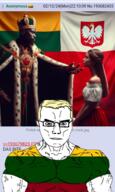 bbc big_baltic_cock blond blue_eyes country countrywar flag flag:lithuania flag:poland_ensign historical history jadwiga lithuania poland subvariant:muscular_chud variant:chudjak // 960x1600 // 1.8MB
