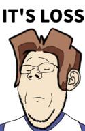 brown_hair closed_eyes closed_mouth ctrl_alt_del_(webcomic) ear glasses hair its_over loss sad soy_parody soyjak stubble subvariant:wholesome_soyjak text variant:gapejak white_skin // 600x920 // 200.4KB