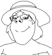 clothes eyelashes femjak glasses hair hat series:foidjaks smile soyjak subvariant:gapejak_female template variant:gapejak // 940x992 // 66.5KB